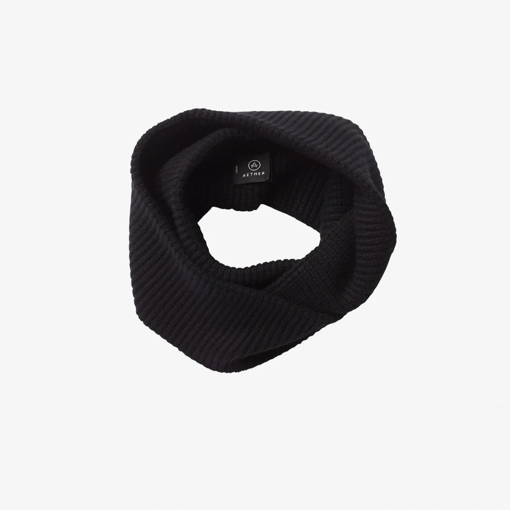 AETHER unisex Waffle Circle Scarf